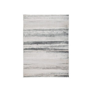 1502202669917fd30bea1.jpeg Oxy 8 x 10 Modern Area Rug, Clean Abstract Design, Soft Fabric, Gray, Gold