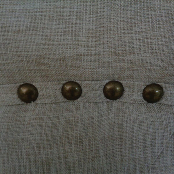 15022026699181637169e.jpeg Queen Size Bed, Beige Fabric Upholstered, Camel Back, Button Tufted