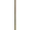 66 Inch Adjustable Arc Floor Lamp, Dome Shade, Dark Bronze, Antique Brass