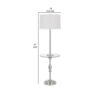 15022026699182391c559.jpeg Ava 61 Inch Modern Floor Lamp, Glass Tray Table, 1 USB Port, Glossy, Chrome