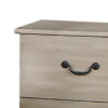 Bran 27 Inch Modern 2 Drawer Nightstand, Pine Wood, Grains, Light Brown