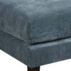 15022026699184cb35d27.jpeg Rio 32 Inch Modular Ottoman, Box Cushion Seat, Wood Legs, Slate Blue Fabric