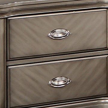 15022026699185474705f.jpeg Ada 28 Inch Classic Rustic 2 Drawer Nightstand, Chevron Design, Brown