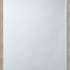 Structure 26 x 38 Modern Rectangular Mirror, Shargeen Texture, Bevel, Ivory