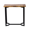 15022026699185fe1e3ef.jpeg 36 Inch Industrial Console Sofa Table, Plank Wood Top, Matte Black Frame