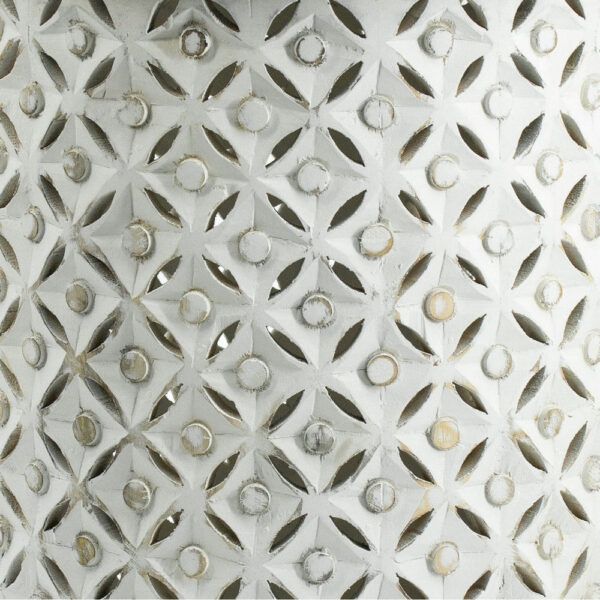 15022026699187386cf53.jpeg 18, 16 Inch Accent Tables, Round, Mango Wood, Floral Cut Out, Brown, White