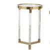15022026699187ef052cd.jpeg 24, 21 Accent Tables, Acrylic Clear Legs, Glass Top, Set of 2, Gold