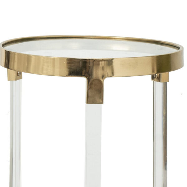 15022026699187f11a114.jpeg 24, 21 Accent Tables, Acrylic Clear Legs, Glass Top, Set of 2, Gold