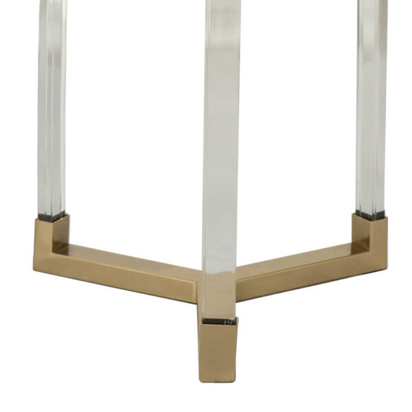 15022026699187f2b2849.jpeg 24, 21 Accent Tables, Acrylic Clear Legs, Glass Top, Set of 2, Gold