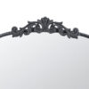 1502202669918aae26e8f.jpeg Kea 36 Inch Wall Mirror, Black Curved Metal Frame, Baroque Accent Design