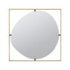 1502202669918ad43d91d.jpeg Ani 32 Inch Mirror, Artistic Oval Cut Out Design, Gold Finish Metal Frame