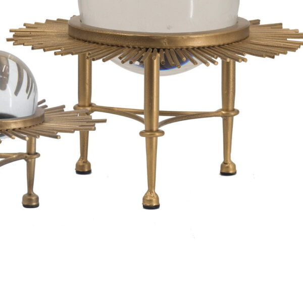 1502202669918b3ab7d98.jpeg 12, 9, 8 Inch Set of 3 Crystal Balls, Decorative Accent, Gold