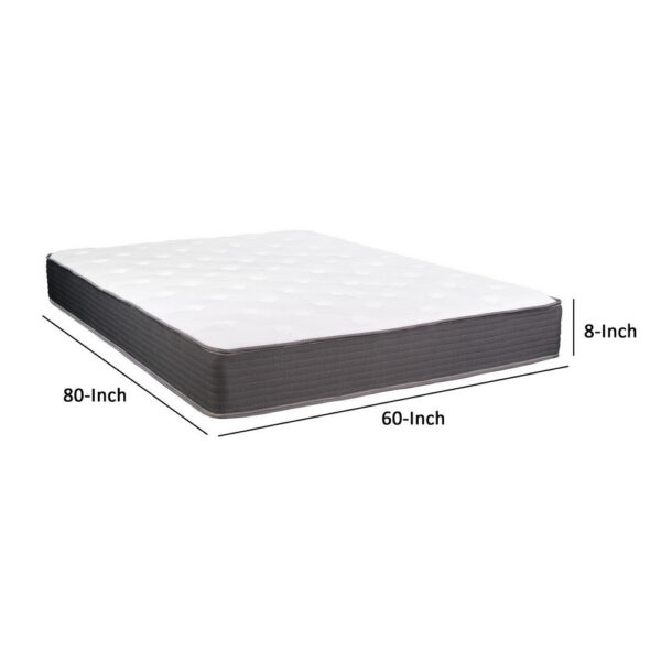 Cari 8 Inch Hybrid Queen Size Mattress, Cool Gel Memory Foam, Pocket Coil