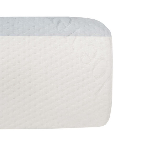 Que 6 Inch Twin Size Memory Foam Mattress, Gel Infused, Fabric Upholstery