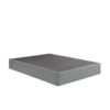 Dio 9 Inch Full Size Mattress Foundation Base, Polyester, Metal Frame