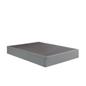 Dio 9 Inch Full Size Mattress Foundation Base, Polyester, Metal Frame