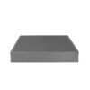 Dio 9 Inch Full Size Mattress Foundation Base, Polyester, Metal Frame