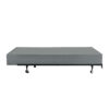 Dio 9 Inch Full Size Mattress Foundation Base, Polyester, Metal Frame