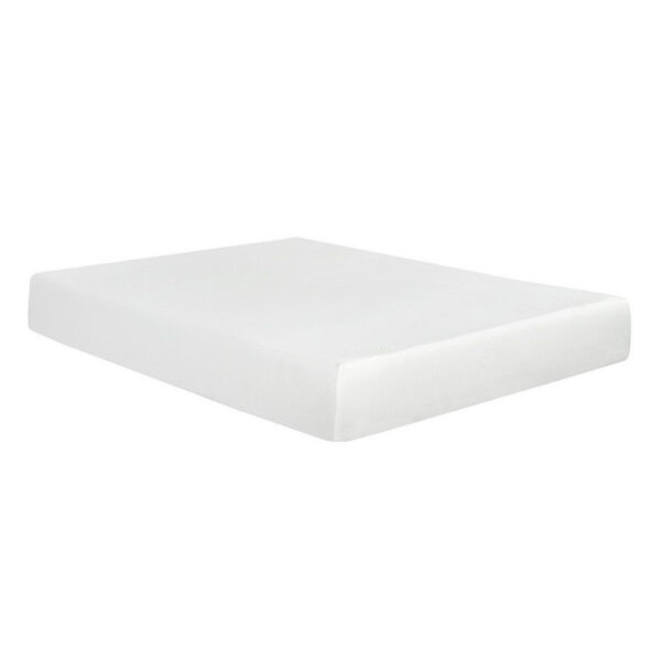 Bree 10 Inch Plush XL Twin Size Mattress with Gel Foam, Aloe Vera Infused