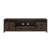 Sem 79 Inch TV Media Entertainment Console, 2 Drawers, Dark Brown Finish
