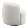 1502202669918fd6c3c14.jpeg 35 Inch Modern Swivel Accent Chair, Padded Seat, Round Barrel Back, White