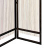 150220266991901289ac0.jpeg Yetta 72 x 72 Indoor Outdoor Folding Screen Room Divider, Willow, Brown