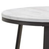 150220266991909543f62.jpeg 24 Inch End Table, White Faux Marble Round Top, Artisanal Metal Framework