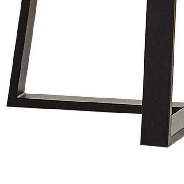 150220266991909856231.jpeg 24 Inch End Table, White Faux Marble Round Top, Artisanal Metal Framework