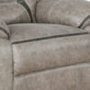150220266991913f6d7cd.jpeg Jake 41 Inch Gliding Manual Recliner, Pillowtop, Taupe Brown Faux Leather