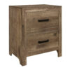 15022026699191ae23a76.jpeg Zane 28 inch Transitional Nightstand, 2 Drawers, Weathered Pine Veneer