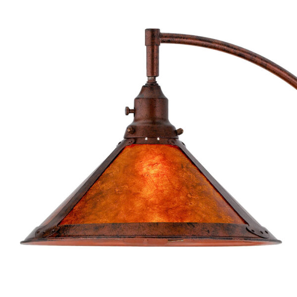 15022026699192347244d.jpeg Cyan 65 Inch Modern Adjustable Arc Floor Lamp, Amber Mica Shade, Rust Metal