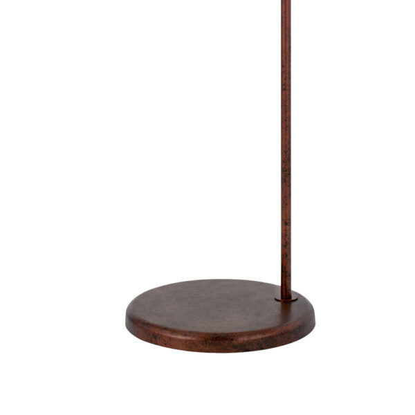1502202669919237452a3.jpeg Cyan 65 Inch Modern Adjustable Arc Floor Lamp, Amber Mica Shade, Rust Metal