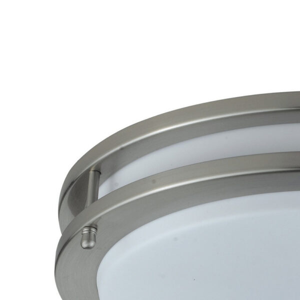 150220266991926db59ee.jpeg 14 Inch Modern Ceiling Lamp with Frosted Acrylic Plate, Steel Trim, White