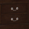 150220266991937740402.jpeg Nim 24 Inch 2 Drawer Nightstand, Classic Bail Handles, Cappuccino Brown