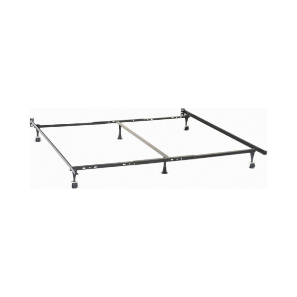 15022026699193ebe1750.jpeg Akz Multisize Bed Frame for Q, K, CK, Six Metal Legs, Rolling Caster Wheels