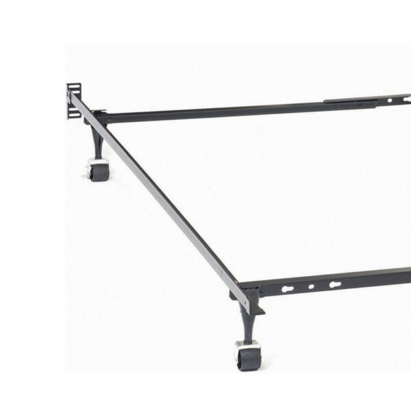 15022026699193f07c8f6.jpeg Akz Multisize Bed Frame for Q, K, CK, Six Metal Legs, Rolling Caster Wheels