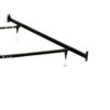 1502202669919412a3e3d.jpeg Bed Frame, Queen or King, 6 Metal Legs with Adjustable Glides, Matte Black