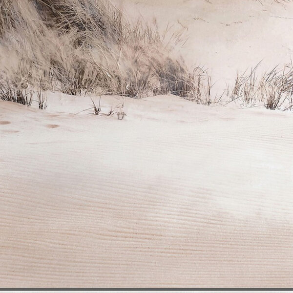 39 x 59 Hand Painted Lighthouse Atop Grassy Beach, Resin Frame, Multicolor