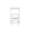 1502202669919618d9459.jpeg 24 Inch 3 Level Step Stool, Plank Tops and Safety Latch, Classic White Wood