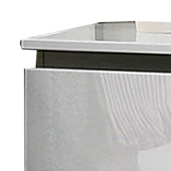 150220266991965fb25e8.jpeg Nav 22 Inch Modern Nightstand with 2 Drawers, Concealed Handles, White