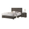 1502202669919677222bc.jpeg Lola Classic King Size Bed, Wood Grain, Strong Block Legs, Taupe Brown