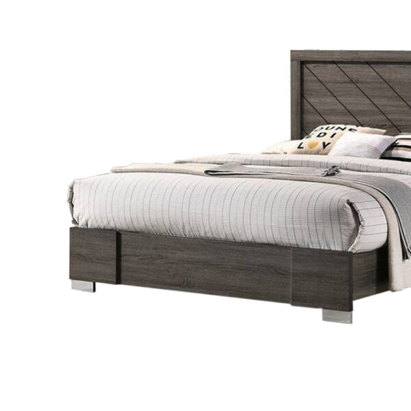 1502202669919678b7d14.jpeg Lola Classic King Size Bed, Wood Grain, Strong Block Legs, Taupe Brown