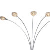 15022026699197bf9be66.jpeg Arya 94 Inch 5 Light Arc Floor Lamp, Crystal Accents, Modern Style, Chrome