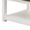 15022026699197f0e05e9.jpeg Mon 48 Inch Rectangular Coffee Table, Bottom Shelf, Brown Top, White Frame