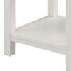 15022026699197f9d6e60.jpeg Mon 24 Inch Square End Table, Open Bottom Shelf, Brown Top, White Frame