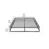 15022026699198423ac5b.jpeg Zena 9 Inch California King Mattress Foundation, Black Steel, 12 Slats
