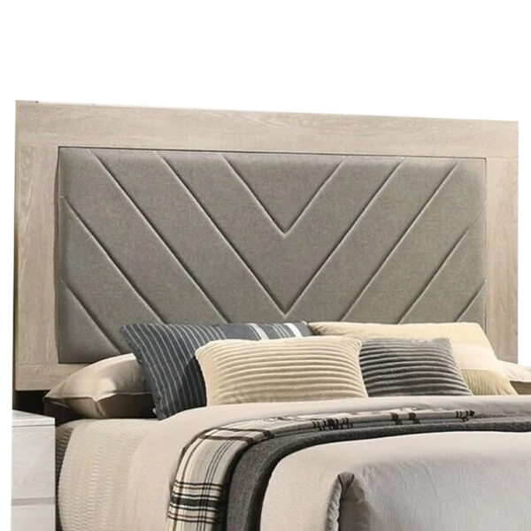 1502202669919862037f8.jpeg Cato Upholstered Queen Size Bed, Chevron Tufted Gray Headboard, Cream
