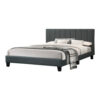 150220266991988b43a7e.jpeg Dex Modern Platform Full Size Bed, Plush Tufted Upholstery, Charcoal Gray