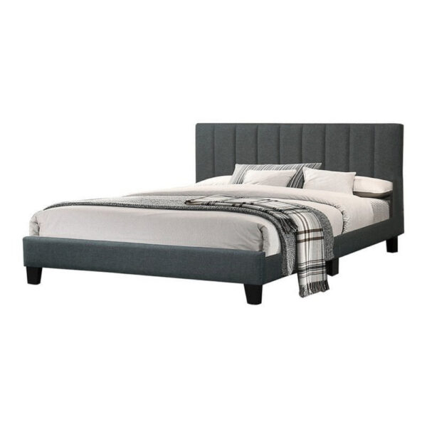 150220266991988b43a7e.jpeg Dex Modern Platform Full Size Bed, Plush Tufted Upholstery, Charcoal Gray
