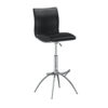 1502202669919a2ab7b60.jpeg Deko 26-31 Inch Adjustable Height Barstool Chair, Set of 2, Chrome Black Faux Leather